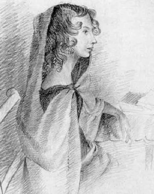 Anne Brontë Sketch by Charlotte Brontë