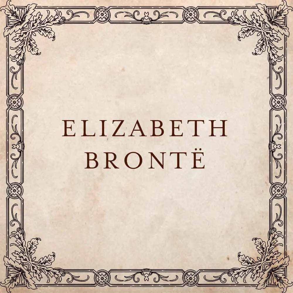 Elizabeth Brontë