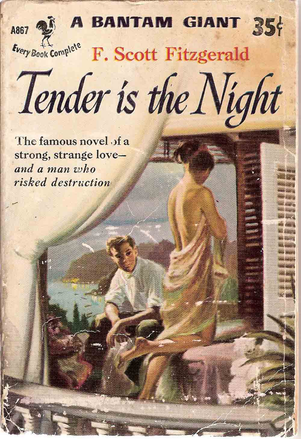 Tender is the Night Book Cover 1951 Bantam Books F Scott Fitzgerald