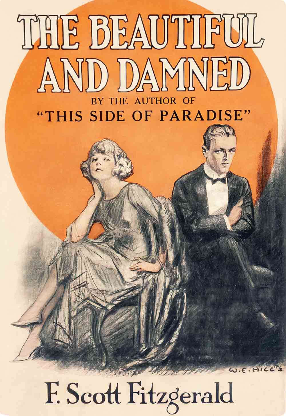 The Beautiful and Damned Book Cover 1922 F Scott Fitzgerald
