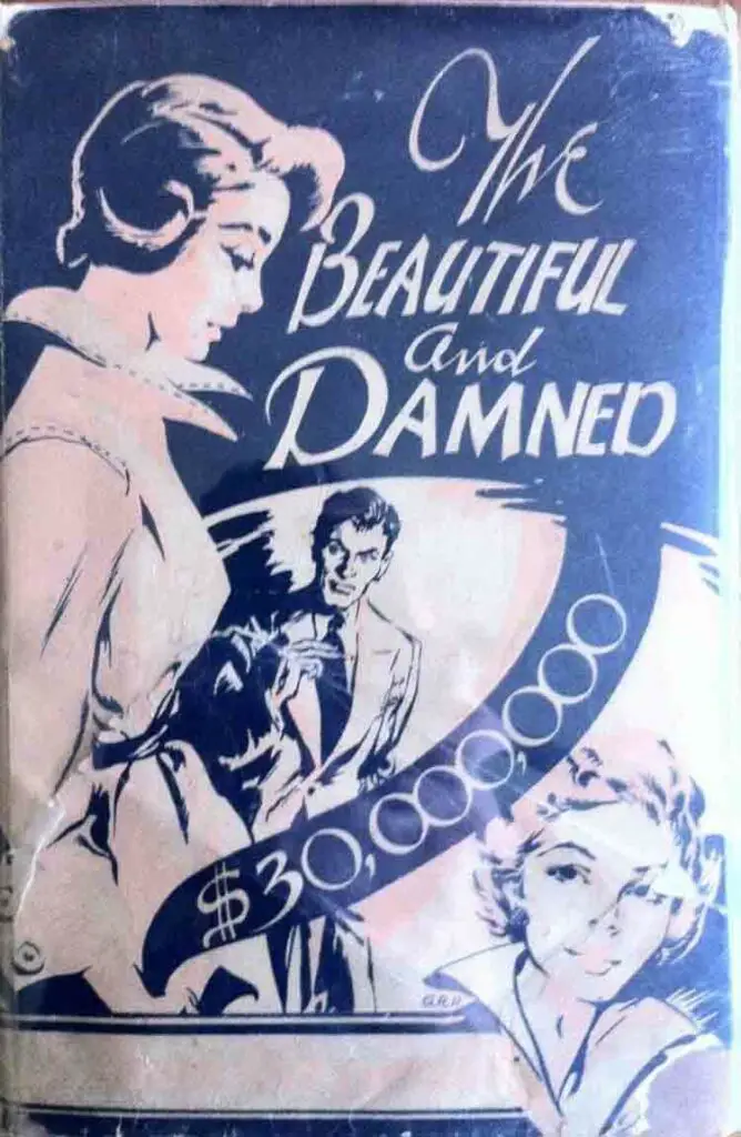 The Beautiful and Damned Book Cover 1954 The Grey Walls Press F Scott Fitzgerald