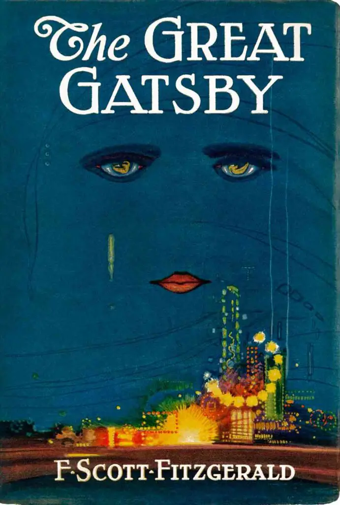 The Great Gatsby Book Cover 1925 F Scott Fitzgerald