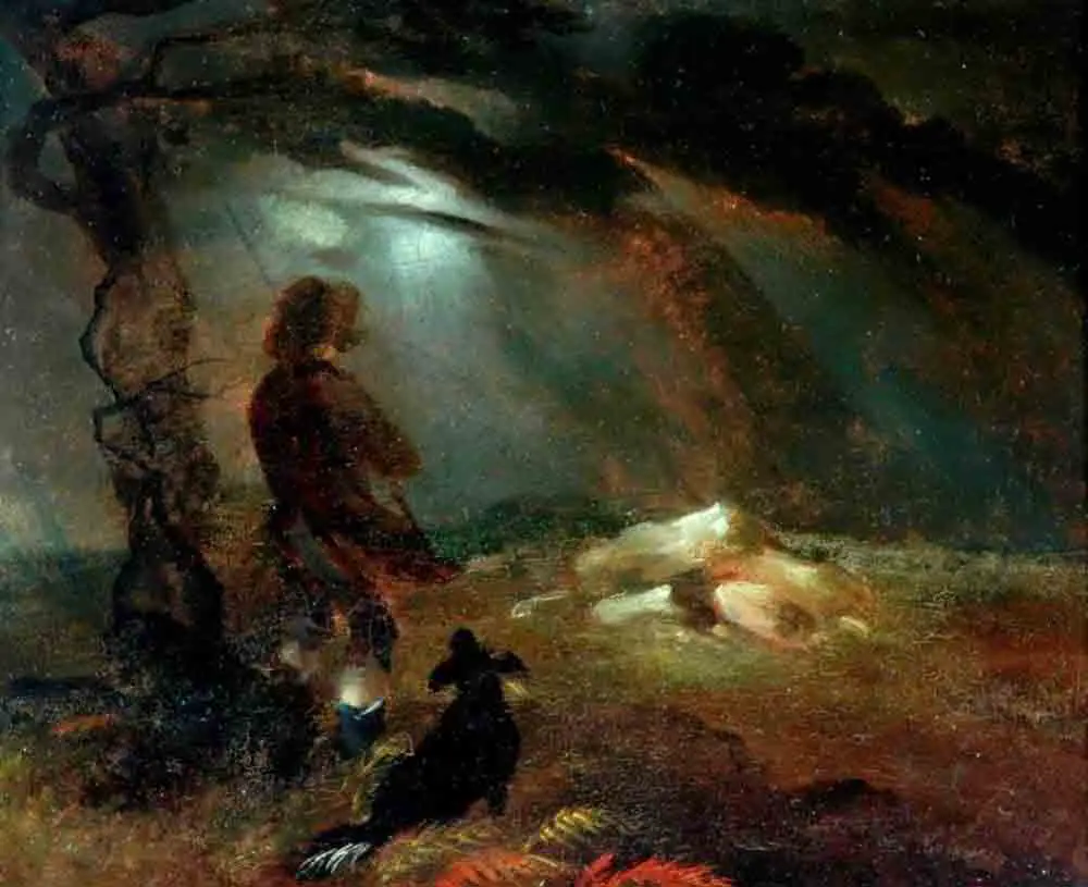 The Lonely Shepherd by Patrick Branwell Bronte