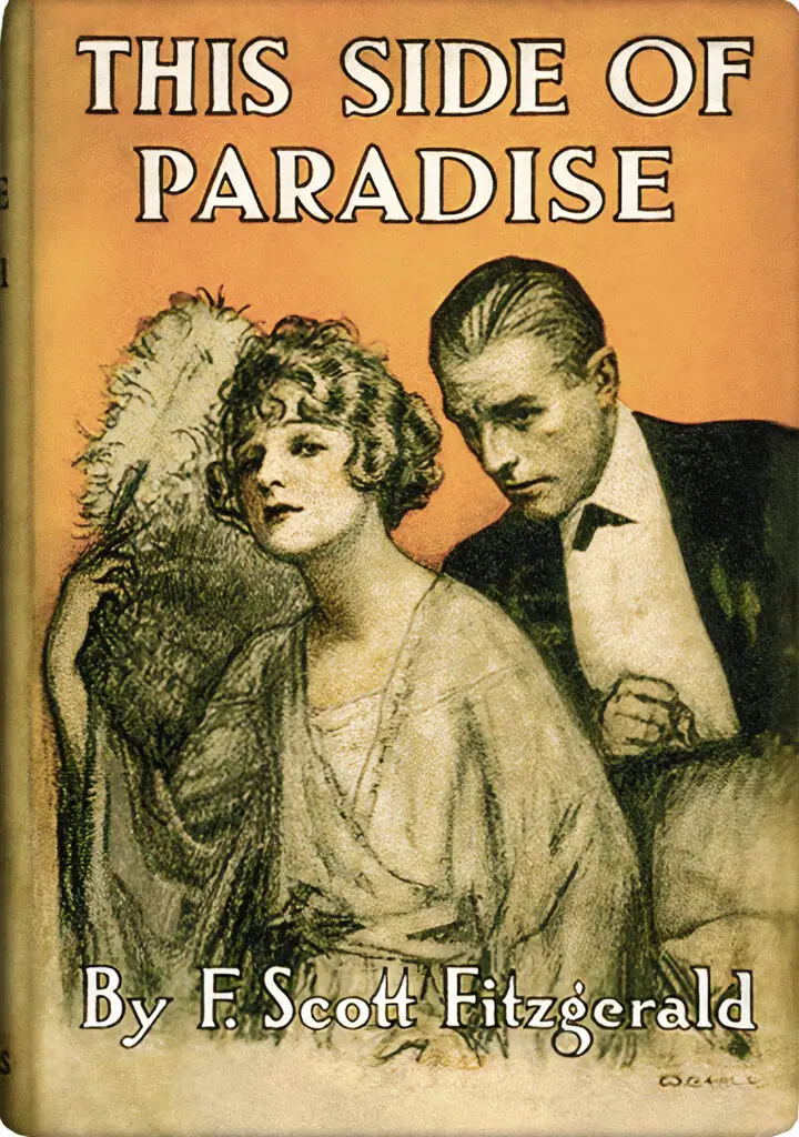 This Side of Paradise Book Cover 1920 F Scott Fitzgerald