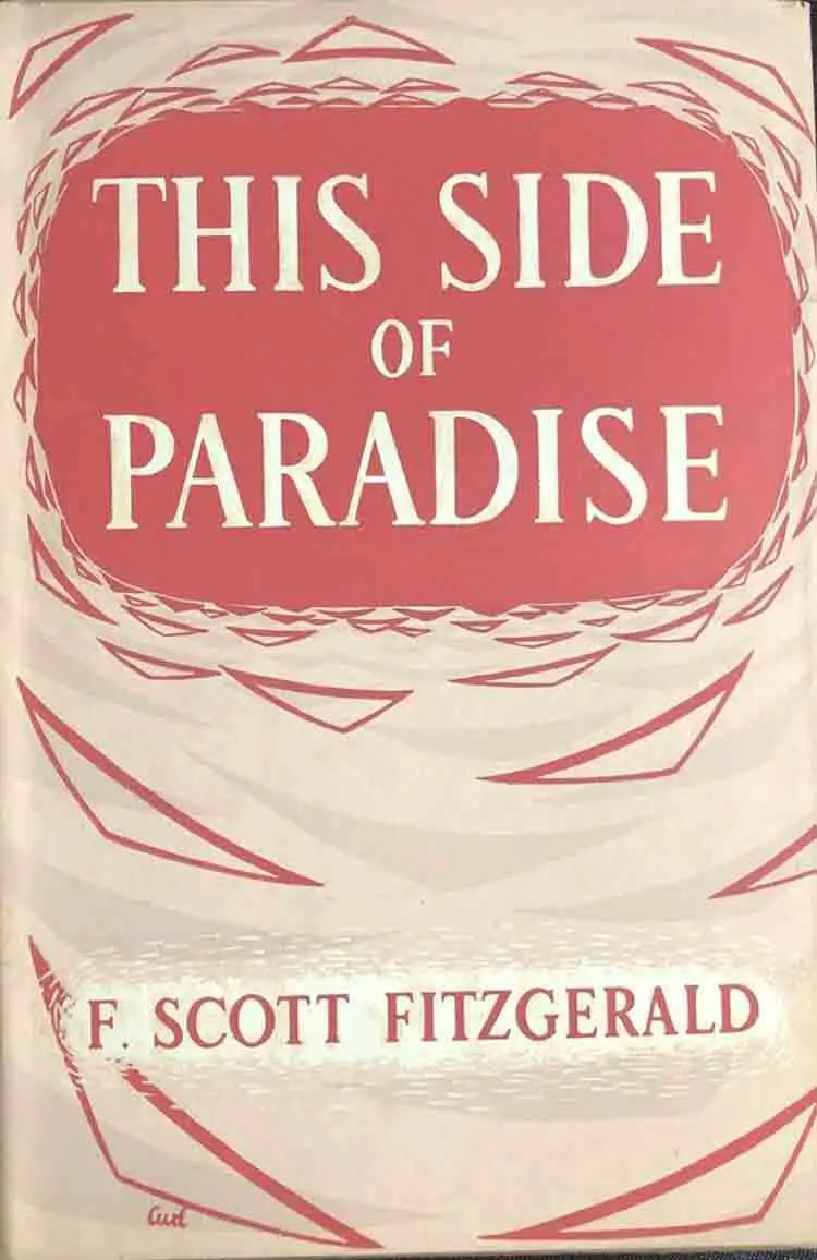 This Side of Paradise Book Cover 1950 F Scott Fitzgerald