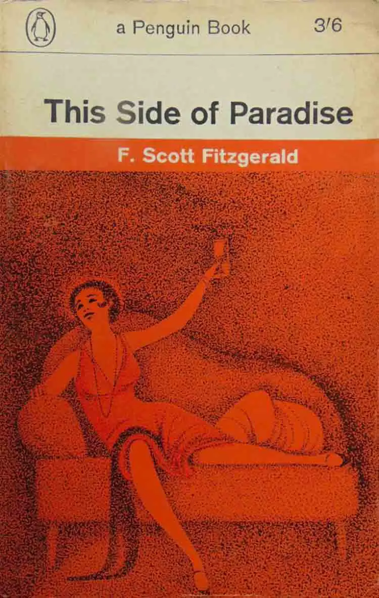 This Side of Paradise Book Cover 1963 Penguin Books F Scott Fitzgerald