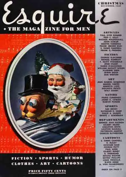 Esquire magazine December 1939