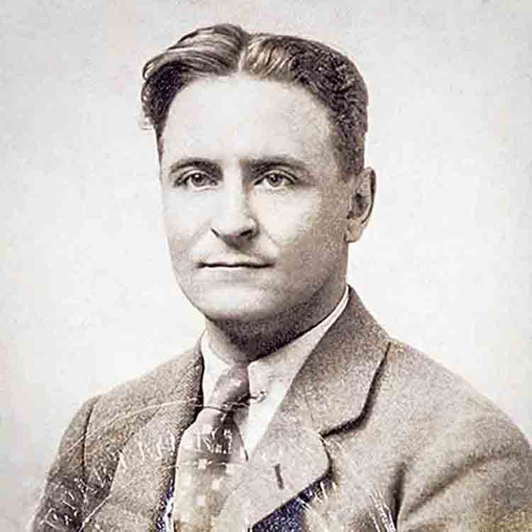 F Scott Fitzgerald passport photo 1925