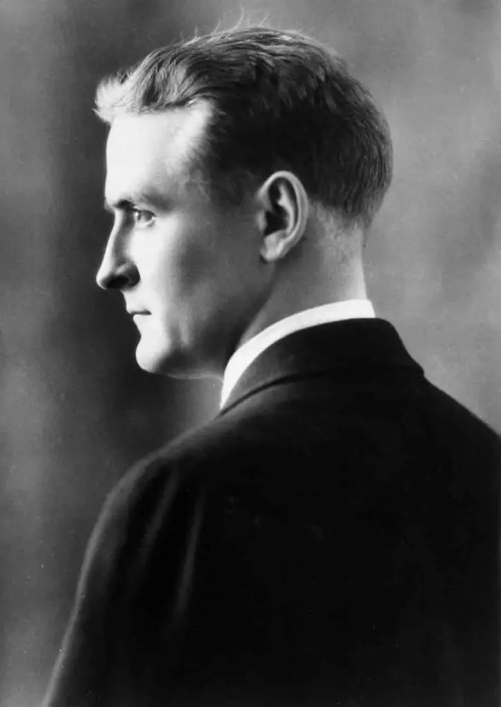 F Scott Fitzgerald photograph 1927