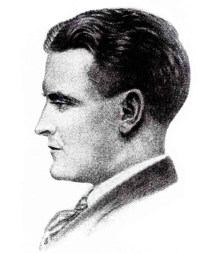 F Scott Fitzgerald sketch 1921