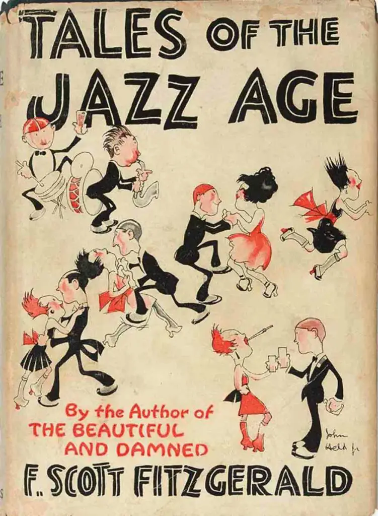 Tales of the Jazz Age Book Cover 1922 F Scott Fitzgerald