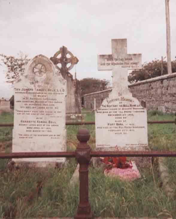 Arthur Bell Nicholls' grave in Banagher