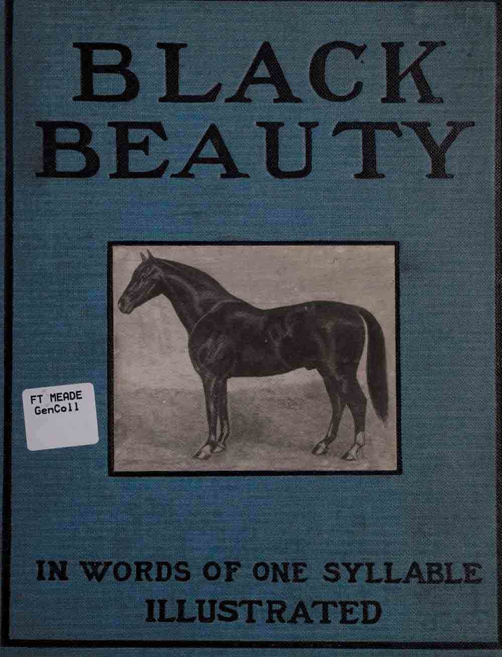 Black Beauty Book Cover 1905 Anna Sewell