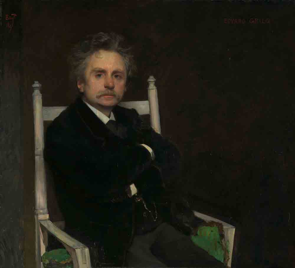 Edvard Grieg portrait 1891