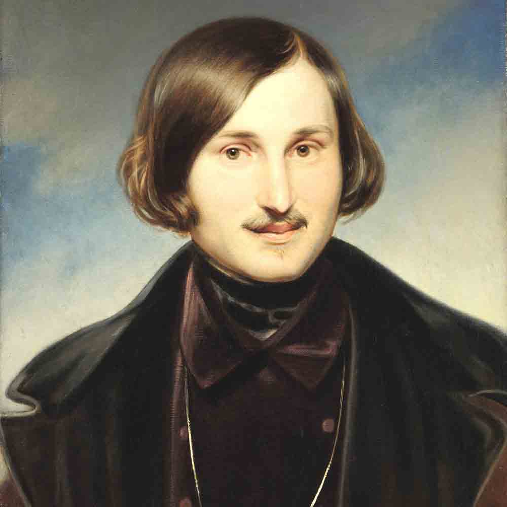 Nikolai Gogol painting by F. Moller