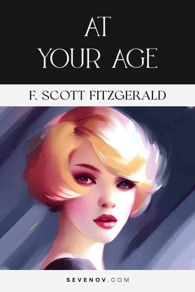 At Your Age by F. Scott Fitzgerald, Book Cover