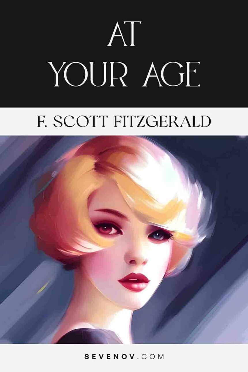 At Your Age by F. Scott Fitzgerald, Book Cover