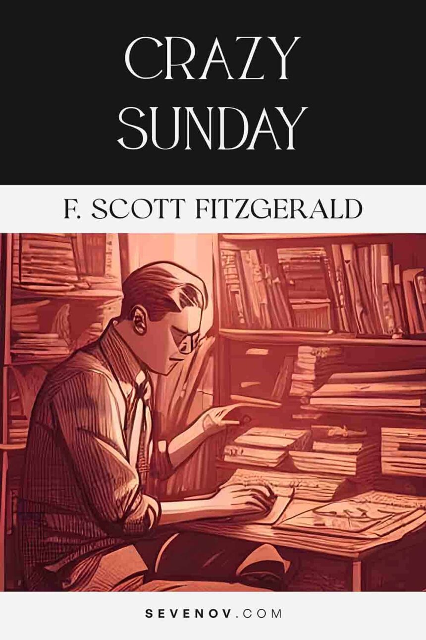 Crazy Sunday by F. Scott Fitzgerald, Book Cover
