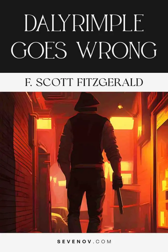 Dalyrimple Goes Wrong by F. Scott Fitzgerald, Book Cover