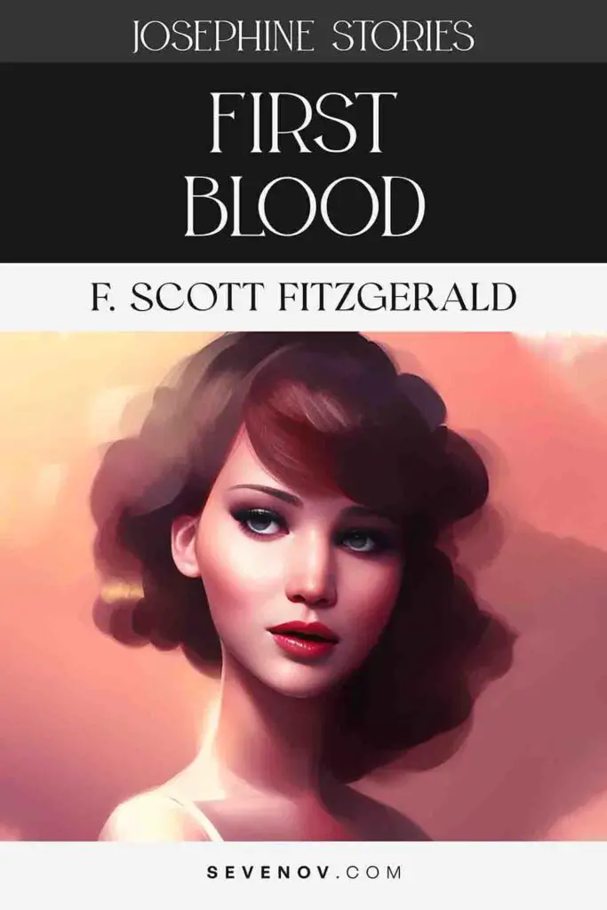 First Blood by F. Scott Fitzgerald, Book Cover