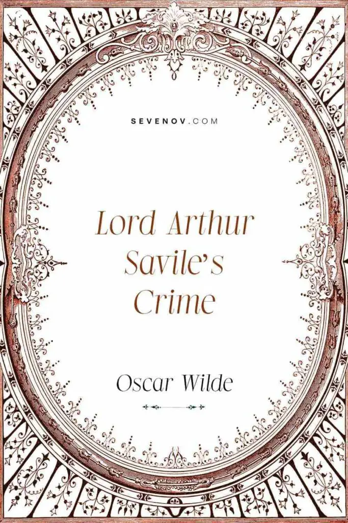 Lord Arthur Savile's Crime by Oscar Wilde, Book Cover