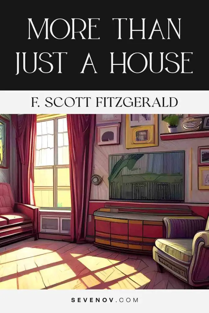 More Than Just A House by F. Scott Fitzgerald, Book Cover