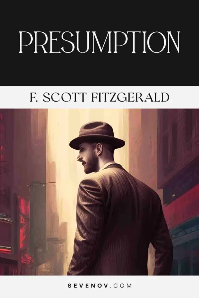 Presumption by F. Scott Fitzgerald, Book Cover