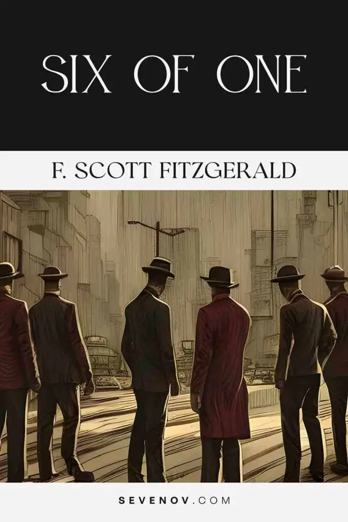 Six Of One by F. Scott Fitzgerald, Book Cover