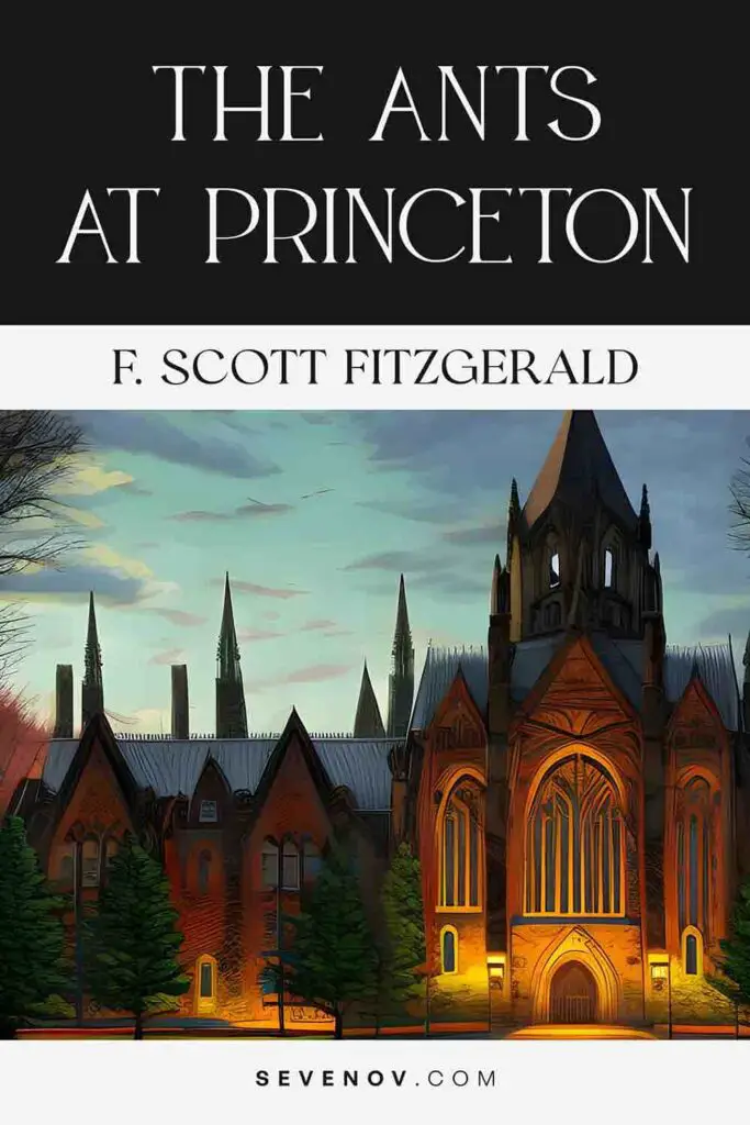 The Ants at Princeton by F. Scott Fitzgerald, Book Cover