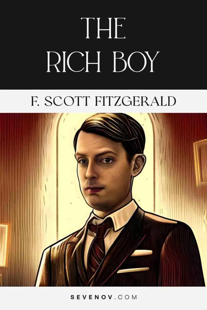 The Rich Boy by F. Scott Fitzgerald, Book Cover