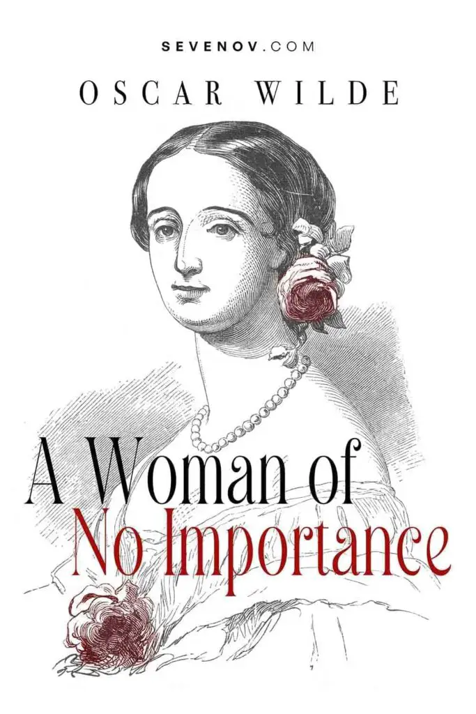 A Woman of No Importance by Oscar Wilde, Book Cover