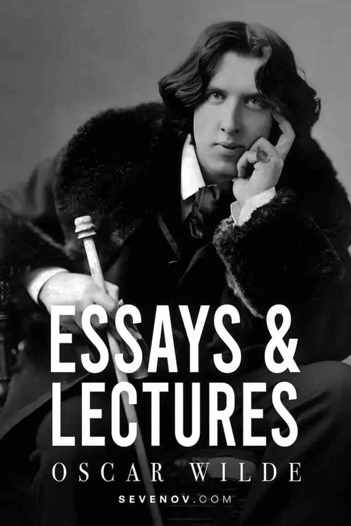 Essays and Lectures by Oscar Wilde, Book Cover