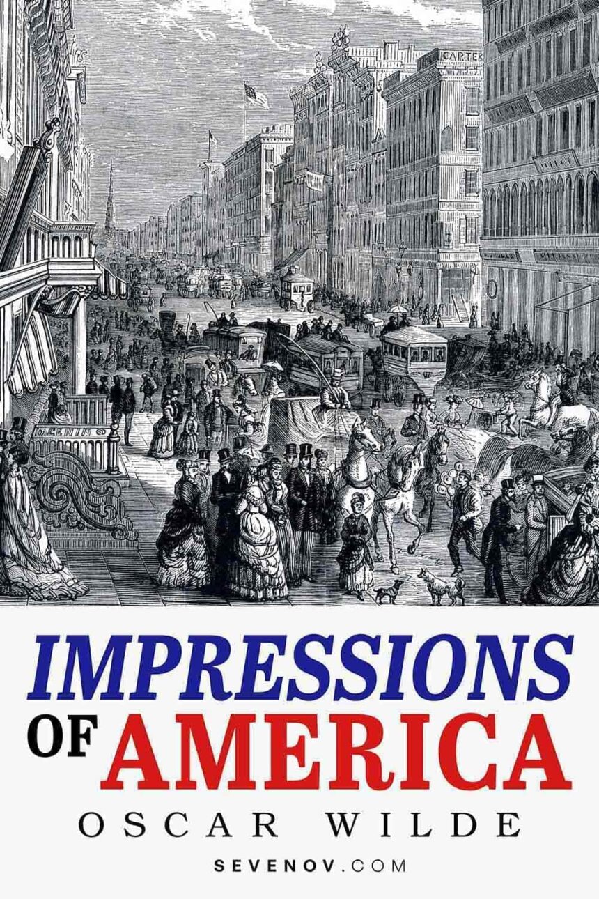 Impressions of America by Oscar Wilde, Book Cover