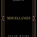 Miscellanies by Oscar Wilde, Book Cover