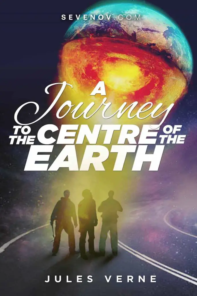 A Journey to the Centre of the Earth by Jules Verne, Book Cover