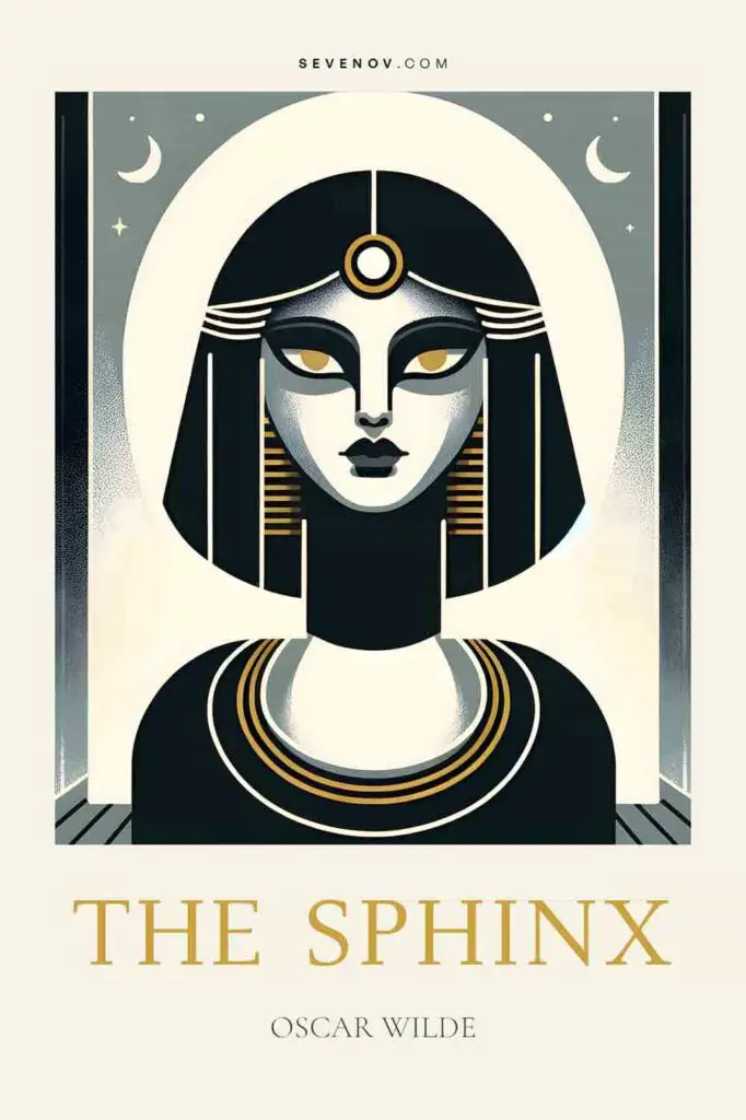 The Sphinx by Oscar Wilde Poster