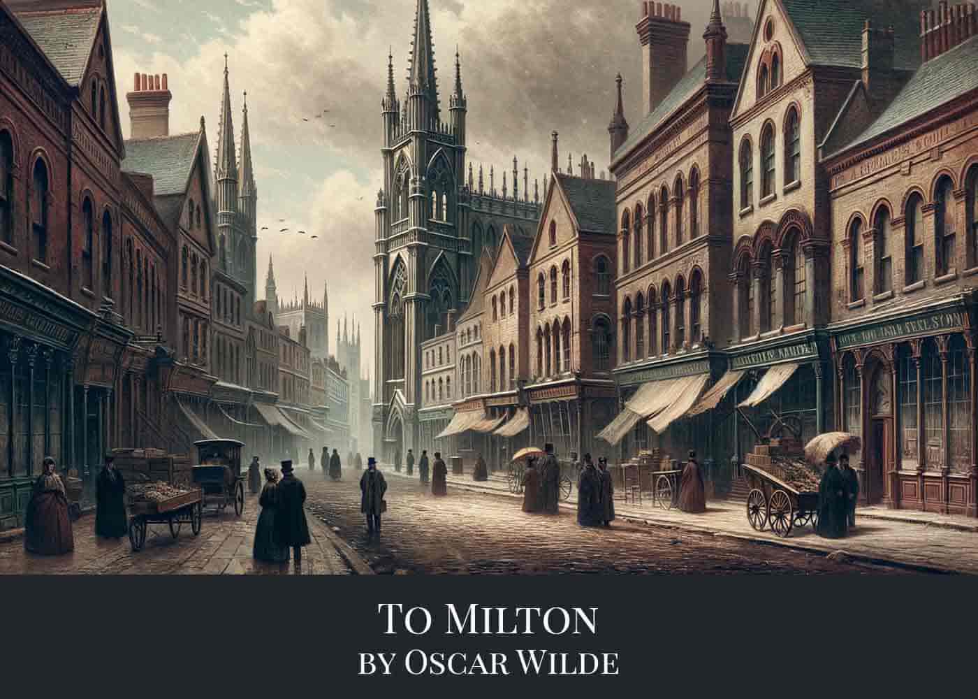 To Milton by Oscar Wilde