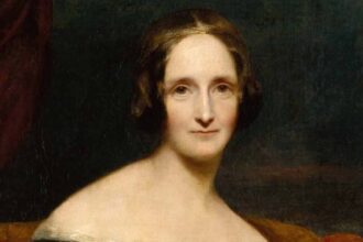 Mary Shelley painting